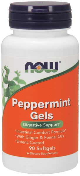 Now Peppermint Gels 90 Softgels